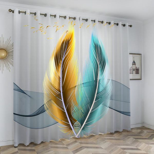 curtain & drapes customized golden feather nordic simple ins bedroom living room modern light luxury high-end bay window blackout curtains
curtain & drapes customized golden feather nordic simple ins bedroom living room modern light luxury high-end bay window blackout curtains