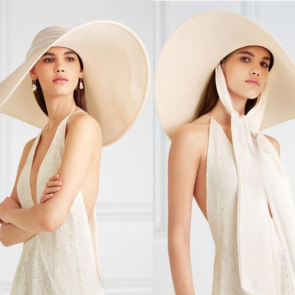 elegant style summer large brim straw hat women girls fashion sun uv protect big bow beach #apr wide hats, Blue;gray
elegant style summer large brim straw hat women girls fashion sun uv protect big bow beach #apr wide hats, Blue;gray