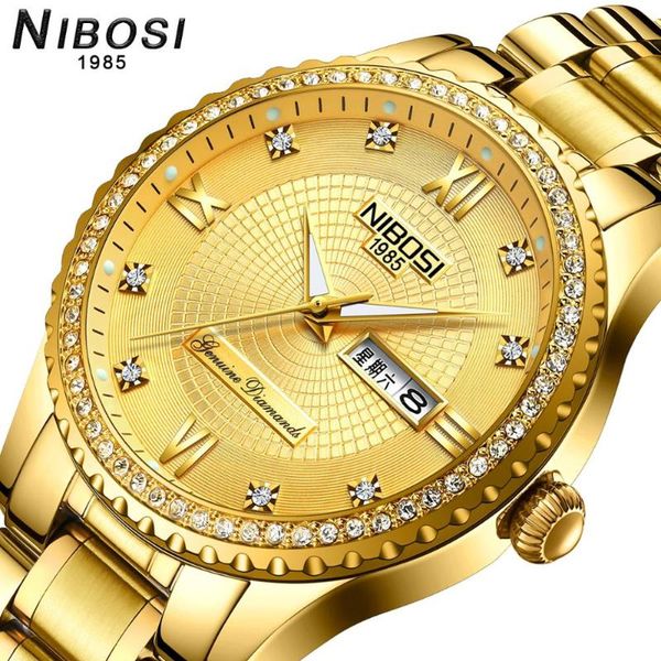 wristwatches nibosi gold quartz watch men luruxy brand mens watches business wristwatch waterproof clock stainless steel relogio masculino, Slivery;brown
wristwatches nibosi gold quartz watch men luruxy brand mens watches business wristwatch waterproof clock stainless steel relogio masculino, Slivery;brown