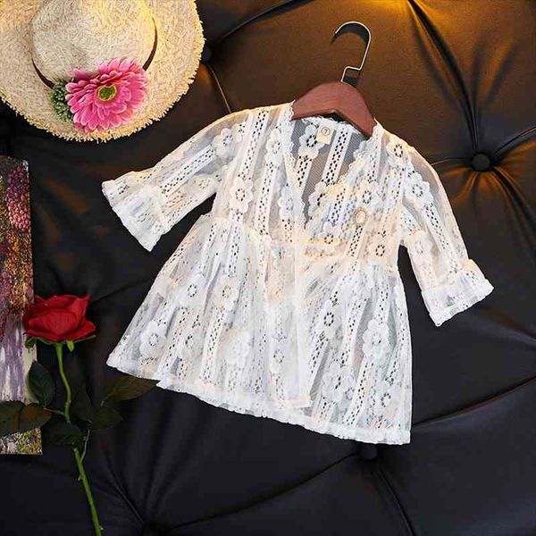 girls white blouse cardigan kids thin outwear summer for girl lace hollow sun protection shirt fashion clothes girl jacket, Blue;gray
girls white blouse cardigan kids thin outwear summer for girl lace hollow sun protection shirt fashion clothes girl jacket, Blue;gray