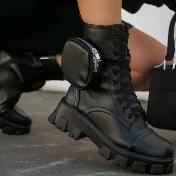 boots fashionable women platform removable pockets ladies short booties ankle zipper buckle strap shoes, Black
boots fashionable women platform removable pockets ladies short booties ankle zipper buckle strap shoes, Black