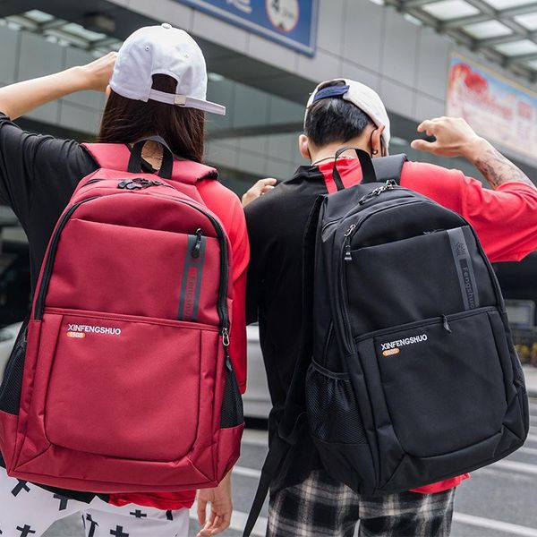 backpack casual schoolbag trend simple high-capacity computer bag 2021 travel business
backpack casual schoolbag trend simple high-capacity computer bag 2021 travel business