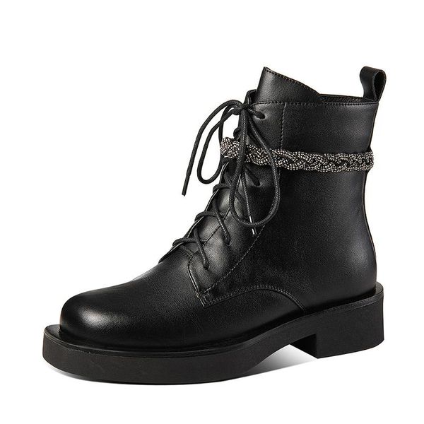 boots women combat with side zipper weaving chain lace up chunky heeled platform female square toe mortocycle ladies ankle shoes, Black
boots women combat with side zipper weaving chain lace up chunky heeled platform female square toe mortocycle ladies ankle shoes, Black