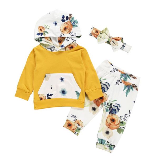 clothing sets 0-24m baby clothes toddler girl boys flowers print long sleeve hooded +pants+headband 3pcs autumn, White
clothing sets 0-24m baby clothes toddler girl boys flowers print long sleeve hooded +pants+headband 3pcs autumn, White