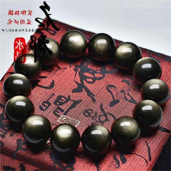 mingdu crystal natural a gold yao stone bracelet, Golden;silver
mingdu crystal natural a gold yao stone bracelet, Golden;silver