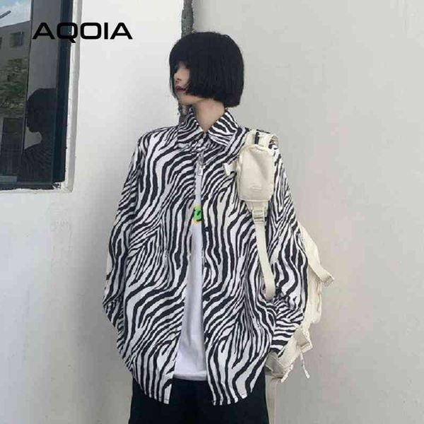 summer hip hop button up women blouse tunic shirt zebra pattern long sleeve oversize ladies shirts turn down collar 210521, White
summer hip hop button up women blouse tunic shirt zebra pattern long sleeve oversize ladies shirts turn down collar 210521, White