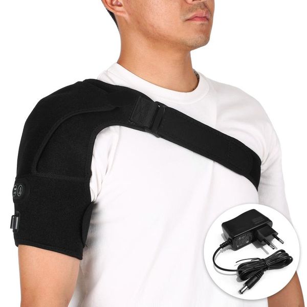 massaging heated shoulder wrap brace heating infrared pad strap compression sleeve with uk/us/eu adapter sport safety elbow & knee pads, Black;gray
massaging heated shoulder wrap brace heating infrared pad strap compression sleeve with uk/us/eu adapter sport safety elbow & knee pads, Black;gray