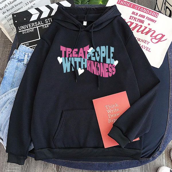 women's hoodies & sweatshirts korean 2021treat people with kindness hoodie long sleeve oversized hooded sweatshirt women casual large c, Black
women's hoodies & sweatshirts korean 2021treat people with kindness hoodie long sleeve oversized hooded sweatshirt women casual large c, Black