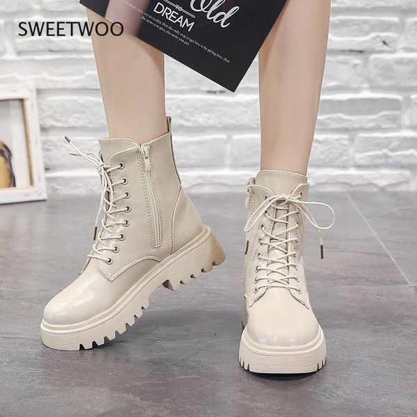 boots 2021 woman ankle flat heel shoes women lace up winter autumn daily short footwear size 35-401, Black
boots 2021 woman ankle flat heel shoes women lace up winter autumn daily short footwear size 35-401, Black