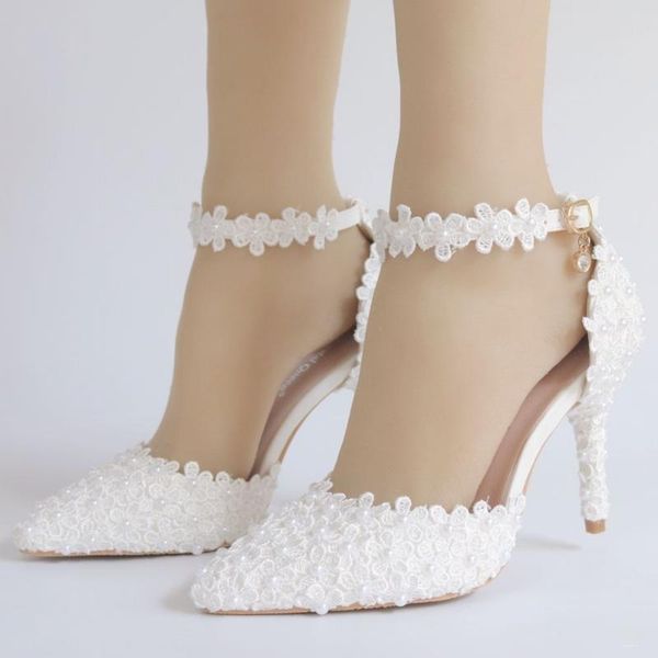 dress shoes lace beading white wedding bridal stiletto pointed large size women temperament elegant high heels wild single, Black
dress shoes lace beading white wedding bridal stiletto pointed large size women temperament elegant high heels wild single, Black