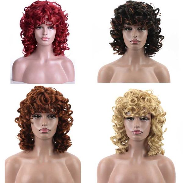 synthetic wigs fgywig 14 inch short ladies quirky bangs curly hair wig black gold pink honey brown color african small
synthetic wigs fgywig 14 inch short ladies quirky bangs curly hair wig black gold pink honey brown color african small