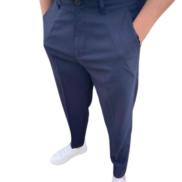 men's pants business men solid color slim office straight wash-and-wear long trousers for male streetwear 2021, Black
men's pants business men solid color slim office straight wash-and-wear long trousers for male streetwear 2021, Black