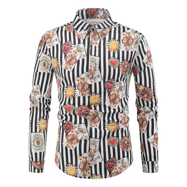 men's casual shirts wz1006 fashion 2021 runway luxury european design party style clothing, White;black
men's casual shirts wz1006 fashion 2021 runway luxury european design party style clothing, White;black