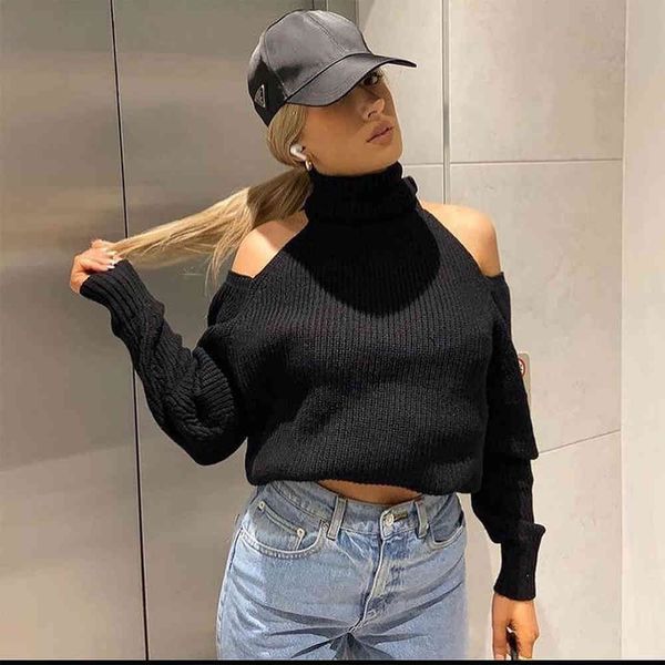 fall winter women knit sweater cut-out shoulder high neck long sleeves casual fashion sweaters pullovers 210420, White;black
fall winter women knit sweater cut-out shoulder high neck long sleeves casual fashion sweaters pullovers 210420, White;black