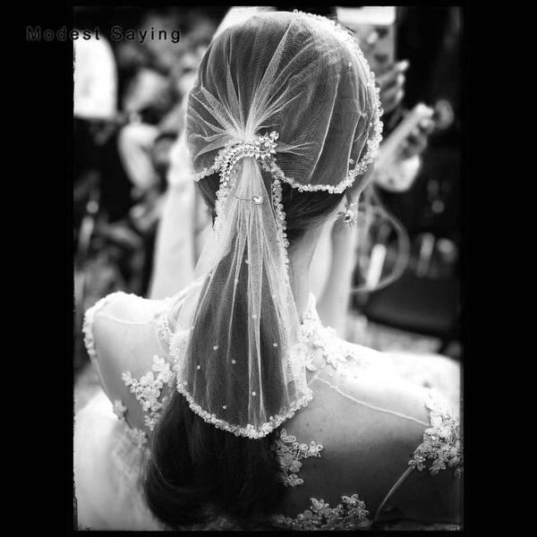 bridal veils elegant ivory crystal wedding 2021 birdcage headwear beaded edge blusher accessories velos de novia, Black
bridal veils elegant ivory crystal wedding 2021 birdcage headwear beaded edge blusher accessories velos de novia, Black