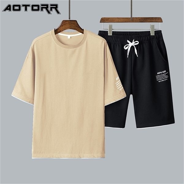 casual mens summer set solid color jogging tracksuit t-shirt + shorts 2 piece fashion short sleeve sportswear suit men 210806, Gray
casual mens summer set solid color jogging tracksuit t-shirt + shorts 2 piece fashion short sleeve sportswear suit men 210806, Gray