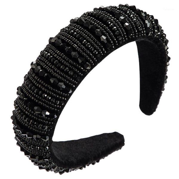 delicate baroque black crystal thick sponge headband for woman luxury rice beads hair band bridal wedding accessories1
delicate baroque black crystal thick sponge headband for woman luxury rice beads hair band bridal wedding accessories1