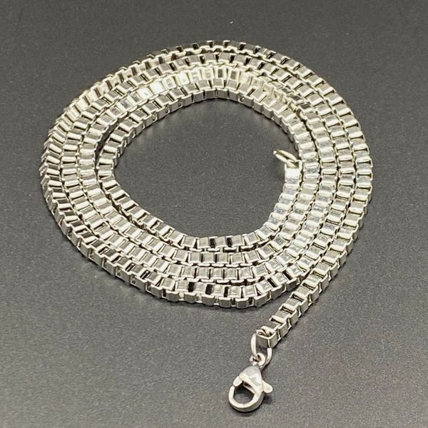 3mm 50 55 60 65 70 75 80cm stainless steel square link box chain necklace for pendants jewelry, Silver
3mm 50 55 60 65 70 75 80cm stainless steel square link box chain necklace for pendants jewelry, Silver