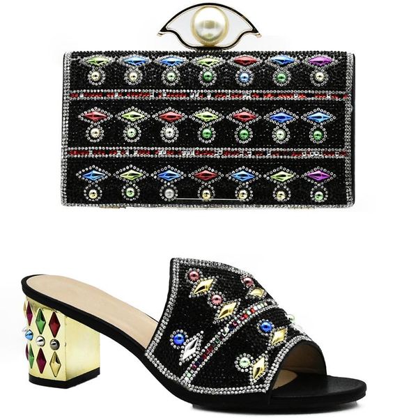 dress shoes latest black color women and bag set in italy african woman matching italian shoe decorated with rhinestone
dress shoes latest black color women and bag set in italy african woman matching italian shoe decorated with rhinestone