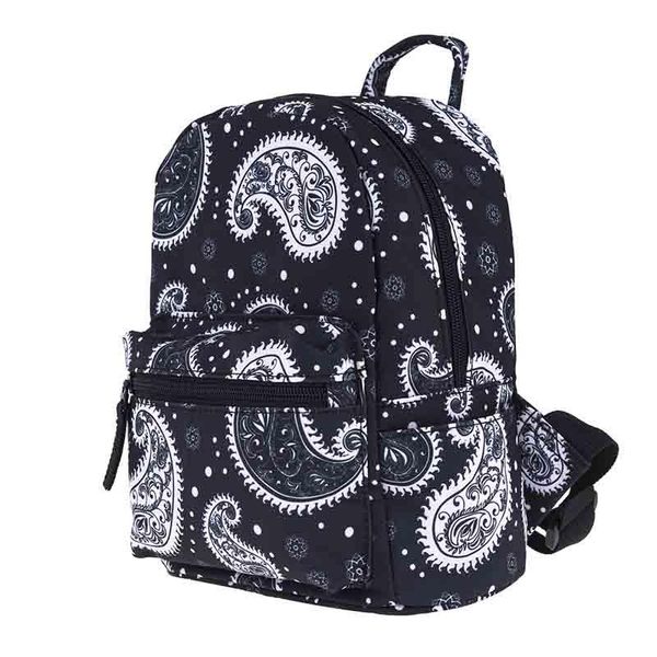 school bags fashion small backpack 3d digital printing amoeba cute girl's schoolbag lxba17