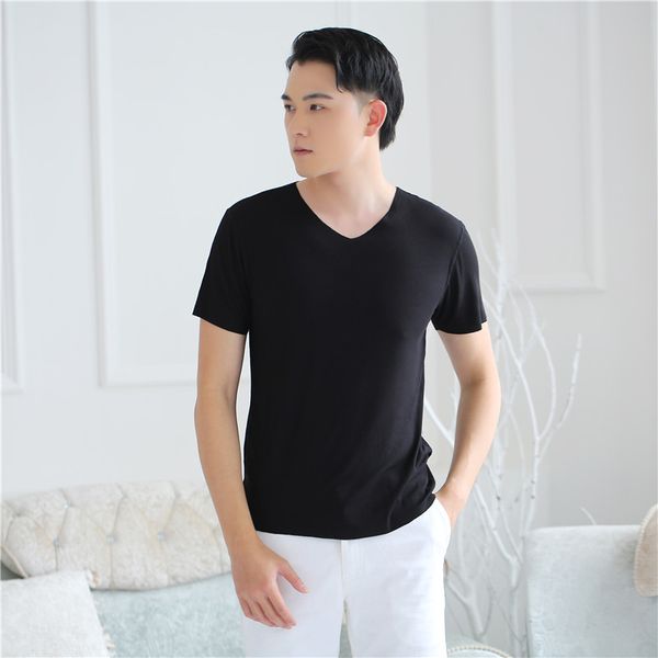 mens t fitness shirt 2020 t-shirts men summer modal v neck loose man t-shirt for male short sleeve solid color, White;black
mens t fitness shirt 2020 t-shirts men summer modal v neck loose man t-shirt for male short sleeve solid color, White;black