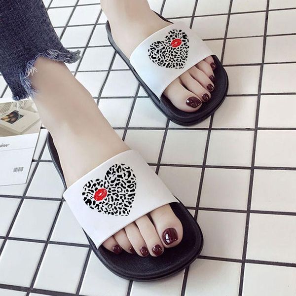 slippers women leopard heart love pattern beach slides home slip on sandals female shoes flip flops, Black
slippers women leopard heart love pattern beach slides home slip on sandals female shoes flip flops, Black