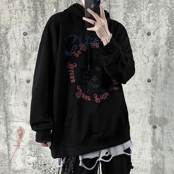 men's hoodies & sweatshirts autumn men printed pattern pullover outerwear sweatshirt fashion causal street loose hooded coat clothing m, Black
men's hoodies & sweatshirts autumn men printed pattern pullover outerwear sweatshirt fashion causal street loose hooded coat clothing m, Black