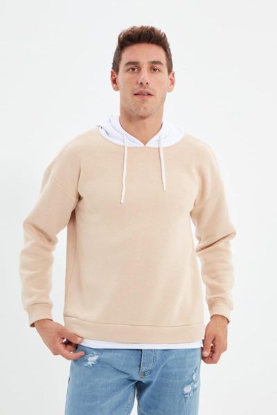 men's hoodies & sweatshirts trendyol men 's regular fit sweatshirt tmnaw22sw0338, Black
men's hoodies & sweatshirts trendyol men 's regular fit sweatshirt tmnaw22sw0338, Black