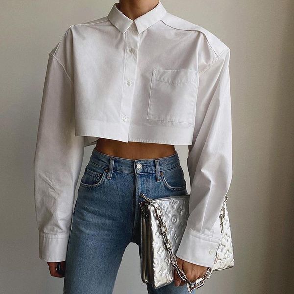 women's blouses & shirts puwd women stylish white short 2021 summer fashion ladies vintage streetwear female chic girls cute
women's blouses & shirts puwd women stylish white short 2021 summer fashion ladies vintage streetwear female chic girls cute