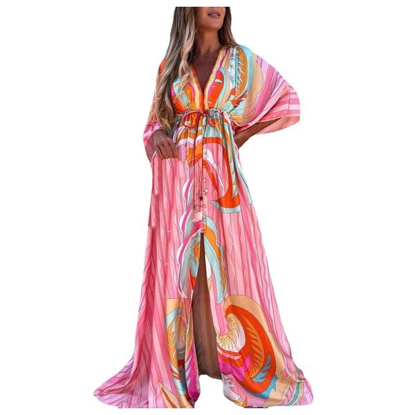 casual dresses 2021 elegant paisley printed maxi long dress women summer fashion party club robe loose sleeve belt waist sundress, Black;gray
casual dresses 2021 elegant paisley printed maxi long dress women summer fashion party club robe loose sleeve belt waist sundress, Black;gray