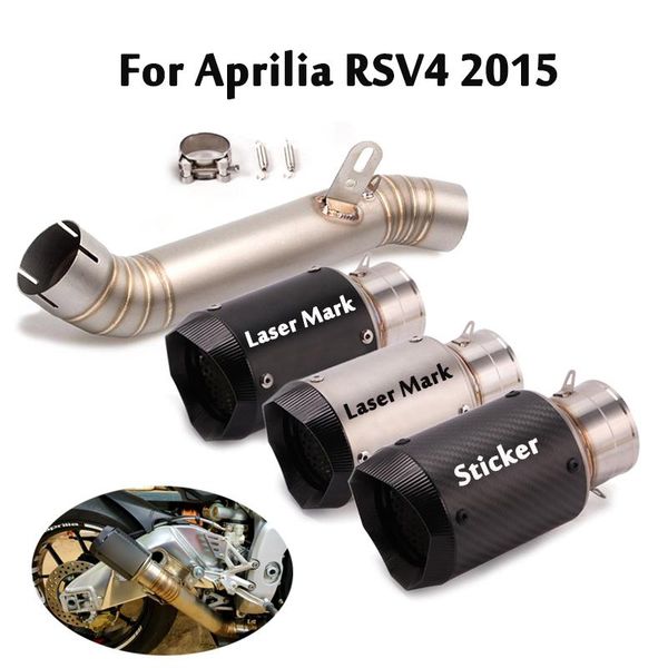 for aprilia rsv4 2021 motorcycle exhaust middle mid pipe connect link tube escape muffler end tips 60.5mm slip on modified system
for aprilia rsv4 2021 motorcycle exhaust middle mid pipe connect link tube escape muffler end tips 60.5mm slip on modified system