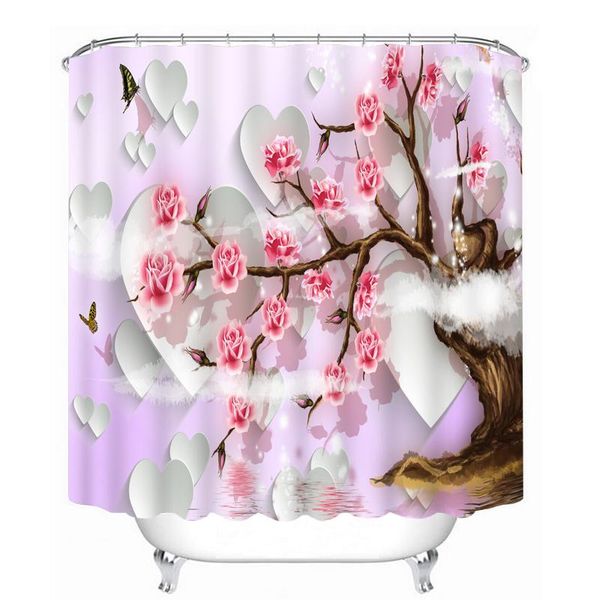 shower curtains peach blossoms pattern rose flower butterfly scenery bathroom waterproof bath accessories hanging cloth curtain
shower curtains peach blossoms pattern rose flower butterfly scenery bathroom waterproof bath accessories hanging cloth curtain