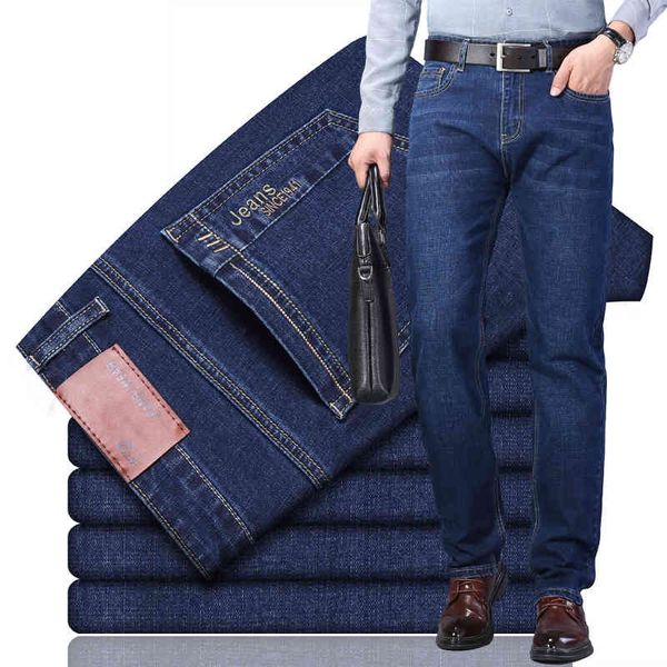 jeans spring autumn men's smart jeans business fashion straight regular blue stretch denim trousers classic men plus size 28-38
jeans spring autumn men's smart jeans business fashion straight regular blue stretch denim trousers classic men plus size 28-38
