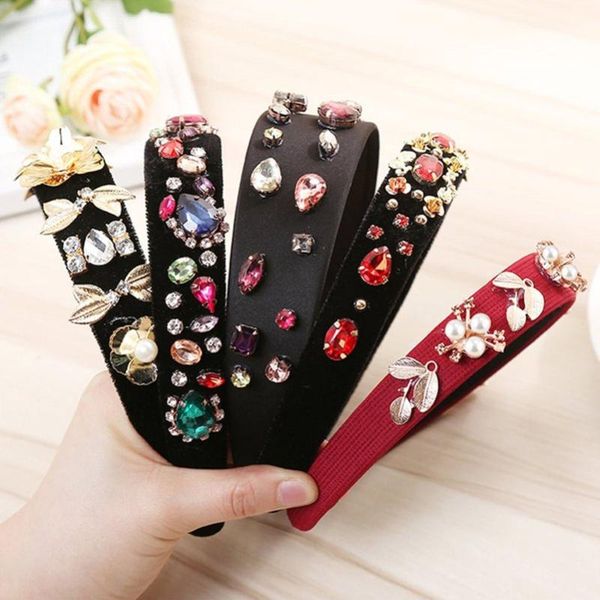 hair clips & barrettes women hairband imitation pearl rhinestone bands crystal velvet wide hoop headband wedding jewelry accessories, Golden;silver
hair clips & barrettes women hairband imitation pearl rhinestone bands crystal velvet wide hoop headband wedding jewelry accessories, Golden;silver