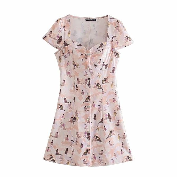heart-shaped neckline women dress single-breasted vintage cartoon pictures print vestidos elegant dresses 210531, Black;gray
heart-shaped neckline women dress single-breasted vintage cartoon pictures print vestidos elegant dresses 210531, Black;gray