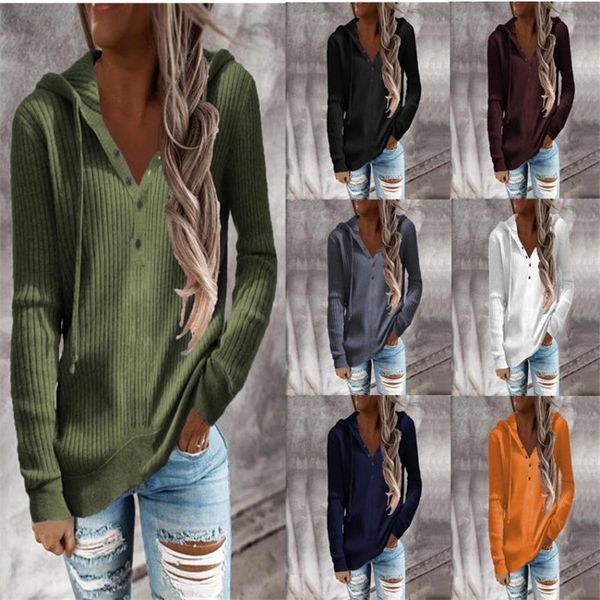 women's sweaters 2021 european and american fall/winter style striped casual hooded sweater loose knit long-sleeved women, White;black
women's sweaters 2021 european and american fall/winter style striped casual hooded sweater loose knit long-sleeved women, White;black