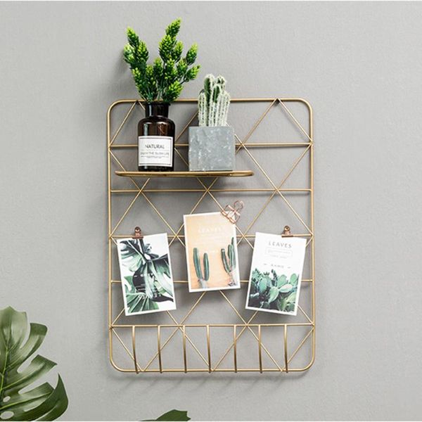 frames golden wall decoration frame hanging iron grid diy po storage rack simple dormitory living room ornament
frames golden wall decoration frame hanging iron grid diy po storage rack simple dormitory living room ornament
