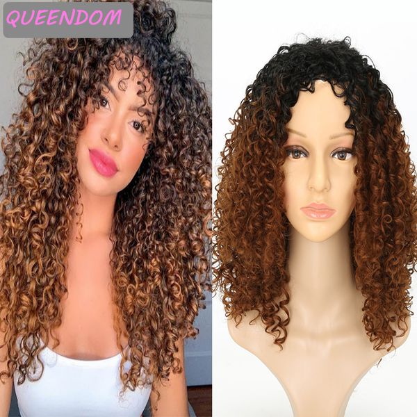 short ombre brown afro curly bob wigs for women 18 natural synthetic kinky curly wig heat resistant shoulder length lolita wig, Black
short ombre brown afro curly bob wigs for women 18 natural synthetic kinky curly wig heat resistant shoulder length lolita wig, Black