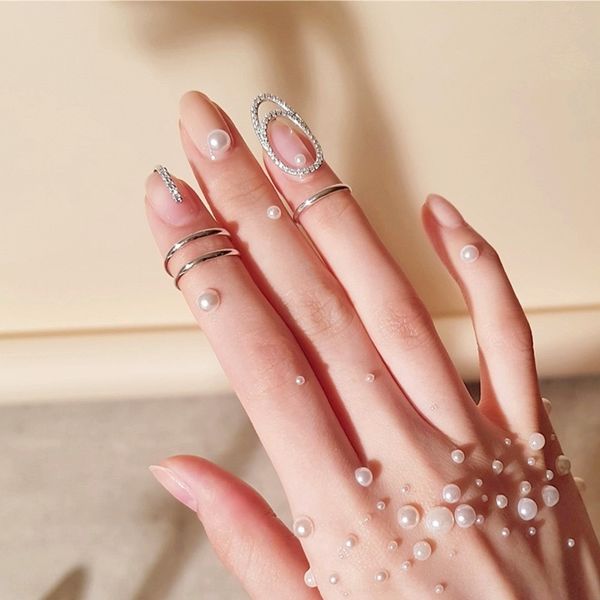 hoy jennie's same ringwomen's suit domestic blackpink fingertip nail women's korean fashion band rings nail set, Silver
hoy jennie's same ringwomen's suit domestic blackpink fingertip nail women's korean fashion band rings nail set, Silver
