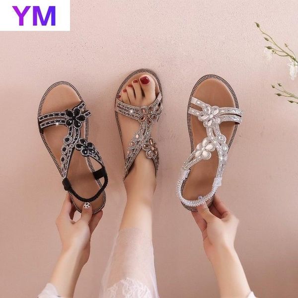 bling 2021 silver soft leather women sandals fashion crystal mules summer zapatillas mujer casa bohemia 35-43, Black
bling 2021 silver soft leather women sandals fashion crystal mules summer zapatillas mujer casa bohemia 35-43, Black