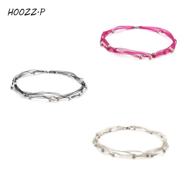 chains hoozz.p handpicked 5-6mm white freshwater cultured pearl necklace in sheer ribbon trendy for women, Silver
chains hoozz.p handpicked 5-6mm white freshwater cultured pearl necklace in sheer ribbon trendy for women, Silver