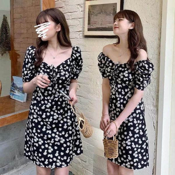 casual dresses 2021 summer women dress sweet daisy print floral clothing plus size, Black;gray
casual dresses 2021 summer women dress sweet daisy print floral clothing plus size, Black;gray