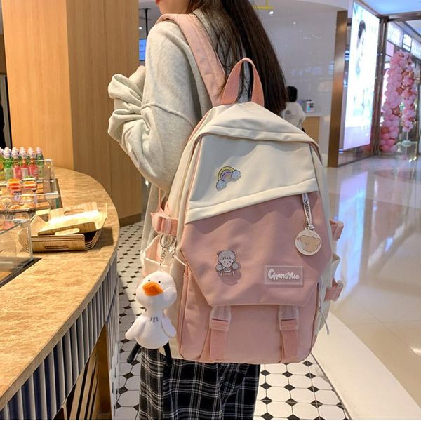 multi-pocket women backpack large capacity travel rucksack students schoolbag girl cool lapbackpacks male fashion book bags
multi-pocket women backpack large capacity travel rucksack students schoolbag girl cool lapbackpacks male fashion book bags