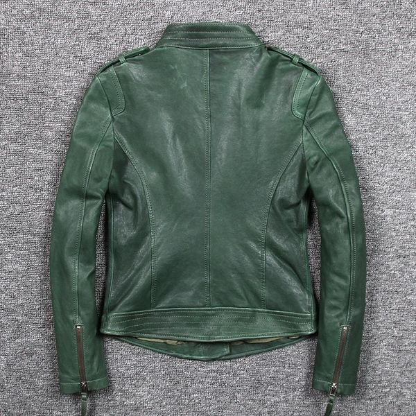 women's leather & faux sheepskin geniune jacket jackets for women motocycle spring autumn coat jaqueta de couro 2790 mf222, Black
women's leather & faux sheepskin geniune jacket jackets for women motocycle spring autumn coat jaqueta de couro 2790 mf222, Black