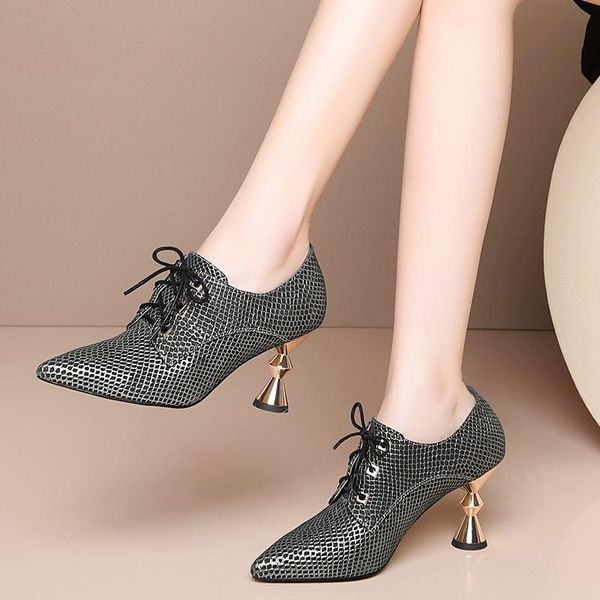 size 34-42 golden heel real genuine leather women heels shoes lace-up fashion street women's high dress, Black
size 34-42 golden heel real genuine leather women heels shoes lace-up fashion street women's high dress, Black