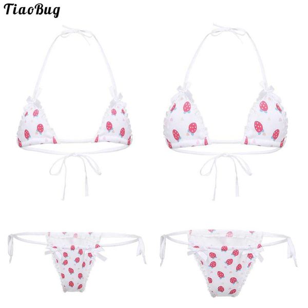 one-pieces tiaobug girls bikini set with lace and strawberry print for private home wear pajamas swimming, Black
one-pieces tiaobug girls bikini set with lace and strawberry print for private home wear pajamas swimming, Black