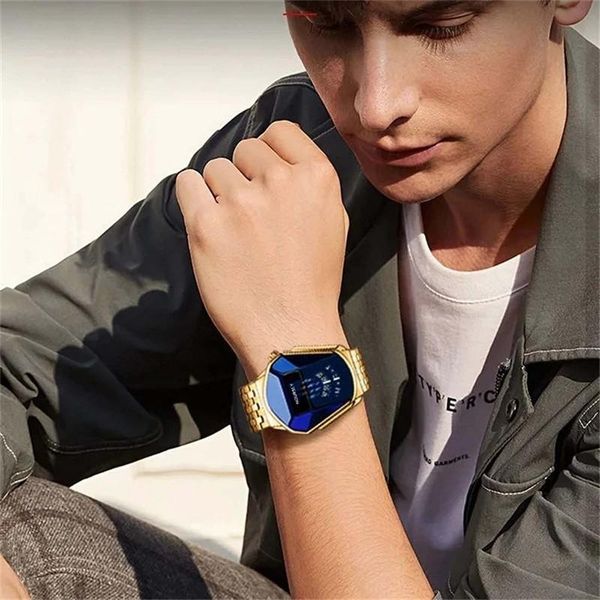 wristwatches men fashion quartz watch luxury men's wrist stainless steel technology irregularly shaped clocks personality, Slivery;brown
wristwatches men fashion quartz watch luxury men's wrist stainless steel technology irregularly shaped clocks personality, Slivery;brown