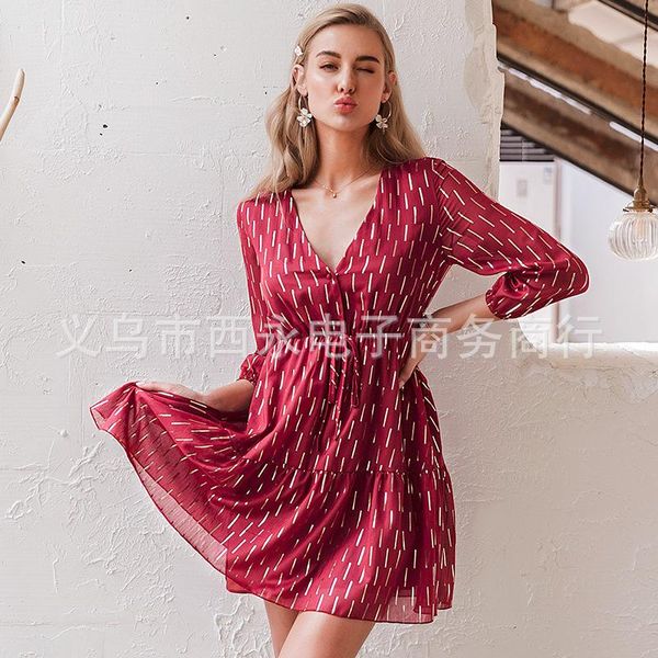 casual dresses summer dress beach tunic 2021 woman long midi beachwear fashion geometric print lantern sleeve polyester, Black;gray
casual dresses summer dress beach tunic 2021 woman long midi beachwear fashion geometric print lantern sleeve polyester, Black;gray