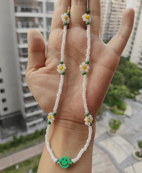 chains 1pc handmade white green crystal flower glass necklace fashion smile bead pendant choker for women with 925 gold extension chain, Silver
chains 1pc handmade white green crystal flower glass necklace fashion smile bead pendant choker for women with 925 gold extension chain, Silver