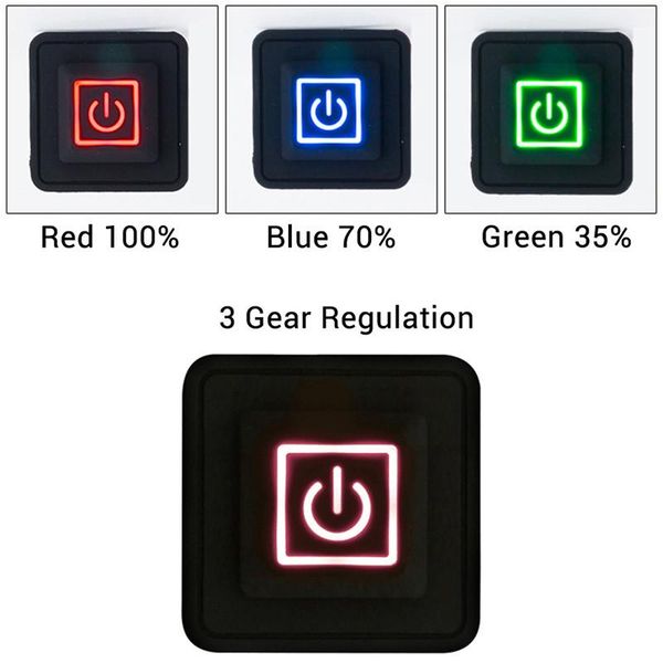 smart home control 3.7~12v heated vest pants gloves electirc heating waistband diy temperature controller rheostat switch silicone button
smart home control 3.7~12v heated vest pants gloves electirc heating waistband diy temperature controller rheostat switch silicone button